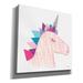 Zoomie Kids Unicorn Power I by Courtney Prahl - Wrapped Canvas Graphic Art Print Canvas in White | 12 H x 12 W x 0.75 D in | Wayfair