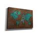 17 Stories 'Rusted World' By Andrea Haase, Giclee Canvas Wall Art Canvas in Brown/Green | 18 H x 26 W x 0.75 D in | Wayfair