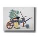 August Grove® Garden Time & Sunshine II by Sara Baker - Wrapped Canvas Painting Canvas in Gray | 12 H x 16 W x 0.75 D in | Wayfair