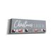 Trinx Christmas Is in the Air by Seven Trees Design - Wrapped Canvas Panoramic Textual Art Canvas in White | 12 H x 36 W x 1.5 D in | Wayfair