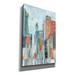 Red Barrel Studio® "Downtown Contemporary I" By Ethan Harper, Canvas Wall Art Canvas, Solid Wood in Blue | 18 H x 12 W x 0.75 D in | Wayfair