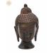 Bungalow Rose Tibetan Buddhist Lord Buddha Head Figurine Stainless Steel in Yellow | 4 H x 2 W x 2 D in | Wayfair F5E902EE7D1D426D8506349851FA9332