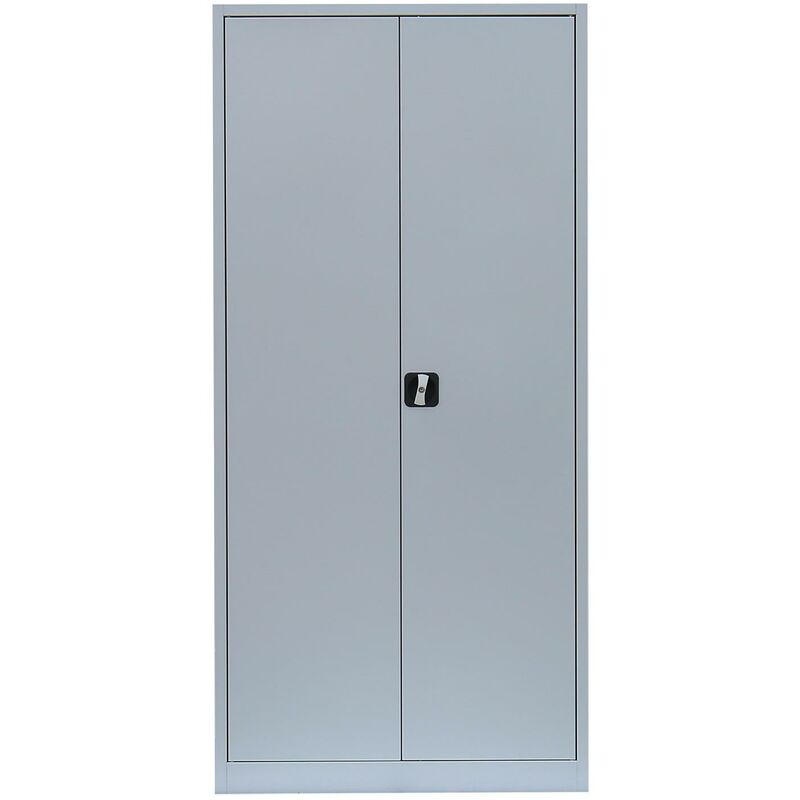Stahl-Aktenschrank Metallschrank abschließbar Büroschrank Stahlschrank Lichtgrau 1950 x 925 x 422