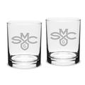 Saint Mary's Gaels 14oz. 2-Piece Classic Double Old-Fashioned Glass Set