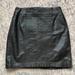 Zara Skirts | Black Faux Leather Mini Skirt | Color: Black | Size: S