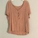 American Eagle Outfitters Tops | American Eagle Soft & Sexy Tee | Color: Cream/Yellow | Size: L