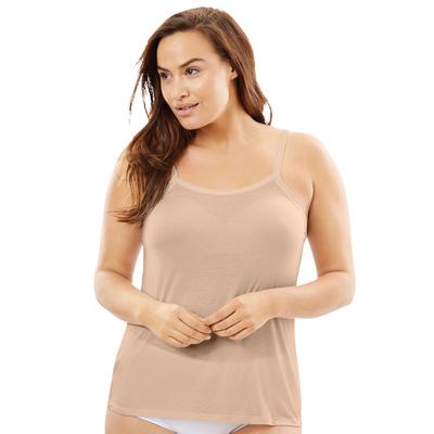 Plus Size Women's Modal Cami by Comfort Choice in Nude (Size 30/32) Full Slip