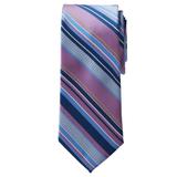 Men's Big & Tall KS Signature Classic Stripe Tie by KS Signature in Purple Stripe Necktie