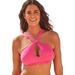 Plus Size Women's Expert Multi-Way Bikini Top by Swimsuits For All in Coral Pink (Size 18)