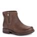 LUKEES by MUK LUKS Spike Chicago Boot - Womens 6 Brown Boot Medium