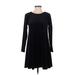 Old Navy Casual Dress - A-Line: Black Solid Dresses - Women's Size Small