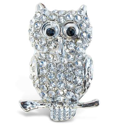 CoTa Global Owl Sparkling Refrigerator Magnet with Crystals - 1.75"