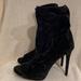 Jessica Simpson Shoes | Jessica Simpson Open Toe Boots | Color: Black | Size: 10