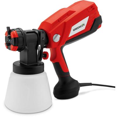 Elektrische Farbspritzpistole 600W, HVLP-Spritzsystem, mit 1200ml/min Geschwindigkeit, 4 Düsen und Image