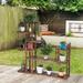 7-Tier Flower Wood Stand Plant Display Rack Multifunctional Storage