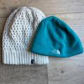 The North Face Accessories | North Face Hats! Set Of 2. | Color: Blue/Cream | Size: Os