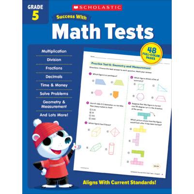Scholastic Success With Grade 5: Math Tests