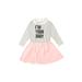 Peach Dress - Fit & Flare: Pink Skirts & Dresses - Kids Girl's Size 11