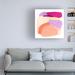 Orren Ellis June Erica Vess 'Piquant Forms III' Canvas Art Canvas, Wood in Pink/Yellow | 35 H x 35 W x 2 D in | Wayfair