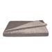 Tucker Murphy Pet™ Alexia-Leigh Berber & Suede Blanket Top Memory Top Dog Bed Pillow Polyester in Gray/White | 3 H x 36 W x 27 D in | Wayfair