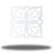 Dakota Fields Blossom Mandala Wall Décor Metal in White | 30 H x 30 W x 0.06 D in | Wayfair D0767184D81A409E938DF2F5469230B0