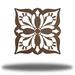Dakota Fields Blossom Mandala Wall Décor Metal in Orange/Brown | 24 H x 24 W x 0.06 D in | Wayfair E9075725AFE9479083C2BCEB4F57B2F2