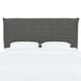 Birch Lane™ Halcyon Upholstered Panel Headboard Upholstered in Black | 49 H x 80 W x 4 D in | Wayfair B1064CCE0C4E4235B01B6E6ABE9F9904