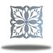 Dakota Fields Blossom Mandala Wall Décor Metal in Gray | 24 H x 24 W x 0.06 D in | Wayfair B6B6522A4B9040968B240CE6AABD62A6