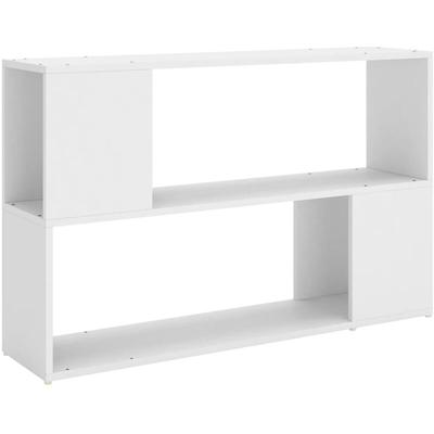 Vidaxl - Bücherregal Weiß 100x24x63 cm Holzwerkstoff