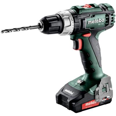 Akku-Bohrschrauber BS18L im Set mit 2x 2,0 Ah Akkus, Ladegerät und Koffer - Metabo