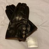 Coach Accessories | Coach Black Womens Leather Gloves | Color: Black | Size: Size 8