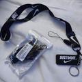 Nike Accessories | !Nike Black With White Writing And Nike Swoosh Lanyard Nwt | Color: Black/White | Size: Os
