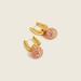 J. Crew Jewelry | J Crew Brigerton Huggie Ball Pave Pink Crystal Earrings Nwt | Color: Gold/Pink | Size: Os