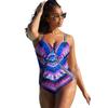 Plus Size Women's Macrame Underwire One Piece Swimsuit by Swimsuits For All in Purple Pink (Size 12)
