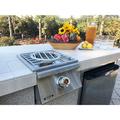 Bull Outdoor Products 13" Stainless Steel Drop-In Side Burner in Gray | 10 H x 13 W x 13 D in | Wayfair 60019