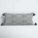 Joss & Main Katla Rectangular Cotton Pillow Cover & Insert Down/Feather/Cotton in Blue | 16 H x 36 W x 5 D in | Wayfair