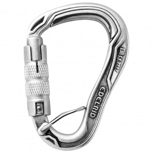 Edelrid – HMS Bulletproof Triple FG Eco – HMS-Karabiner grau