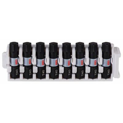 Accessories 2608522383 2608522383 Schrauberbit-Set Impact Control, 8-teilig, mit T40, 25 mm 25