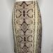 J. Crew Skirts | J. Crew No. 2 Size 8 Snake Skin Print Skirt | Color: Cream | Size: 8