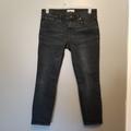 Madewell Jeans | Madewell Skinny Skinny Crop Dark Wash Size 31 | Color: Black/Blue | Size: 31