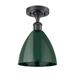 Innovations Lighting Bruno Marashlian Plymouth Dome 7 Inch 1 Light Semi Flush Mount - 516-1C-OB-MBD-75-RD