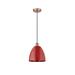 Innovations Lighting Bruno Marashlian Plymouth Dome 9 Inch Mini Pendant - 516-1P-AB-MBD-9-RD