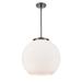 Innovations Lighting Bruno Marashlian Athens 15 Inch Large Pendant - 221-1S-BK-G121-16-LED