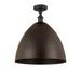 Innovations Lighting Bruno Marashlian Ballston Dome 16 Inch 1 Light Semi Flush Mount - 516-1C-OB-MBD-16-OB-LED