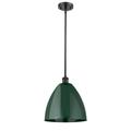 Innovations Lighting Bruno Marashlian Plymouth Dome 12 Inch Mini Pendant - 516-1S-BB-MBD-12-BL-LED