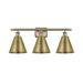 Innovations Lighting Bruno Marashlian Ballston Cone 28 Inch 3 Light Bath Vanity Light - 516-3W-AB-MBC-8-AB