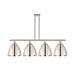 Innovations Lighting Bruno Marashlian Ballston Dome 50 Inch 4 Light Linear Suspension Light - 516-4I-BAB-MBD-12-BK