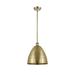 Innovations Lighting Bruno Marashlian Ballston Dome 12 Inch Mini Pendant - 516-1S-BK-MBD-12-BK