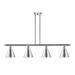 Innovations Lighting Bruno Marashlian Ballston Cone 48 Inch 4 Light Linear Suspension Light - 516-4I-PN-MBC-8-PN