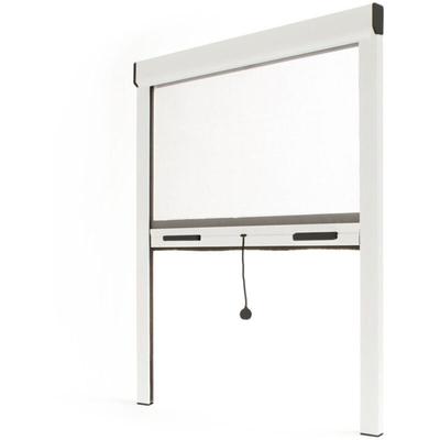 Insektenschutzrollo für Fenster b 1000 mm x h 1600 mm - Aluminium - weiß - zuschneidbar Image